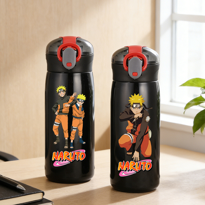 Commercial Kitchen Kettle - 460ML Naruto Boy Thermos Cup Stainless