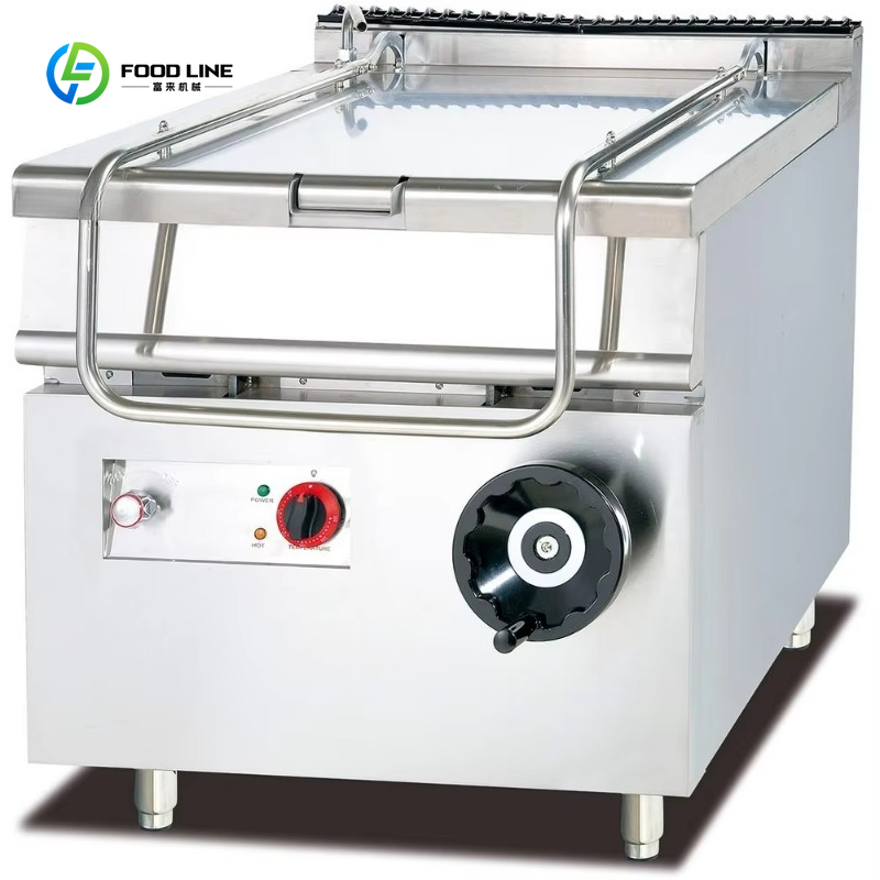 Commercial Kitchen Kettle - Commercial Kitchen 60L Gas Boiler Tilting