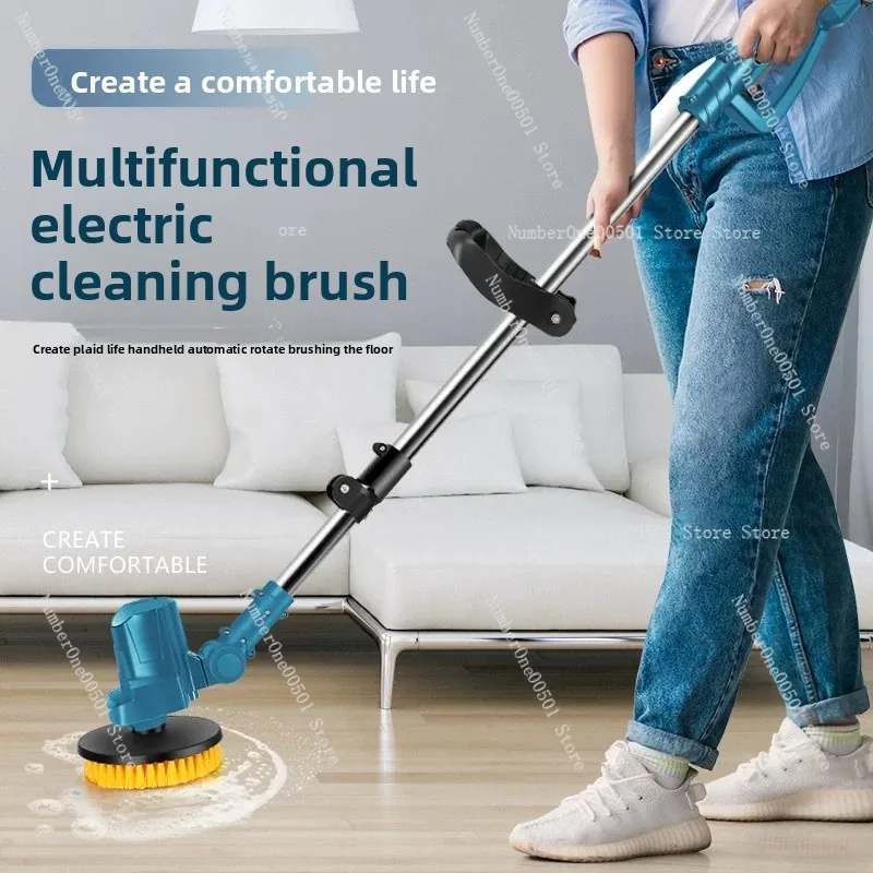 Commercial Kitchen Tile Flooring - High Power Electric Cleaning Brush for