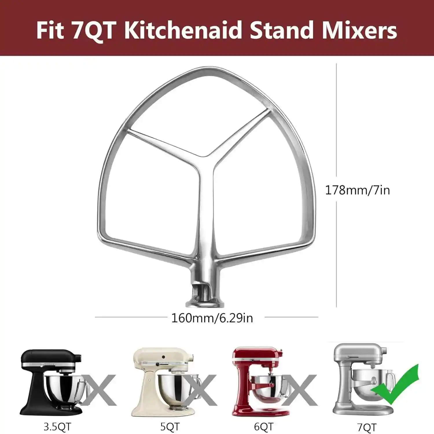 Commercial Kitchenaid - For Kitchenaid 7 quart mixer auxiliary