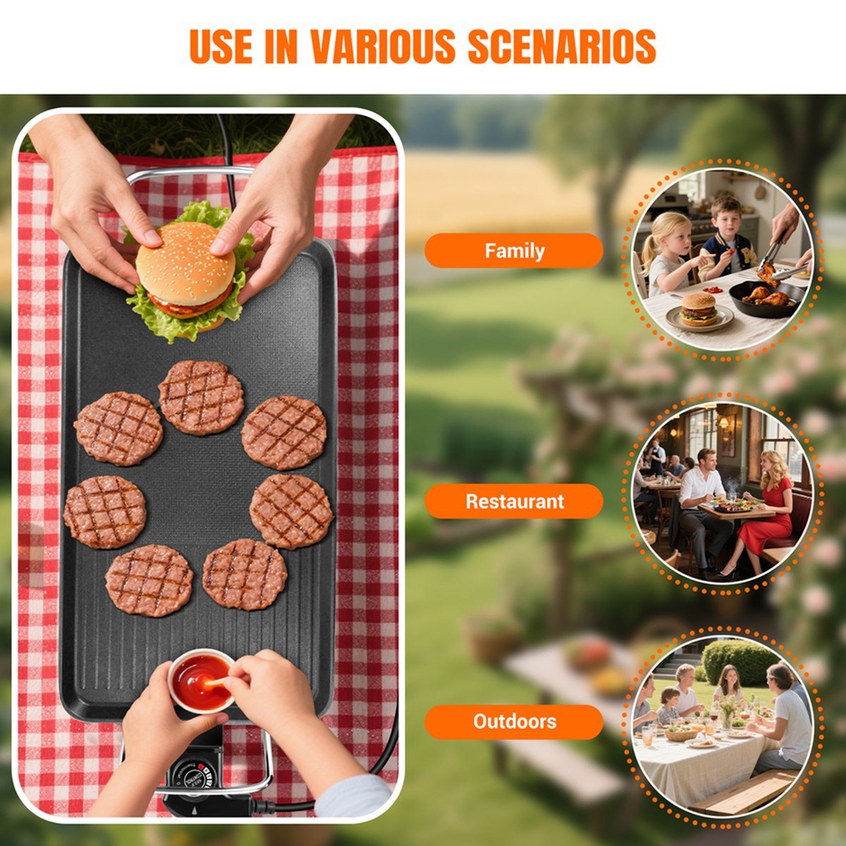 (ABHW) Table-Top Electric Tepp - đánh giá và giá Teppanyaki Grill Table