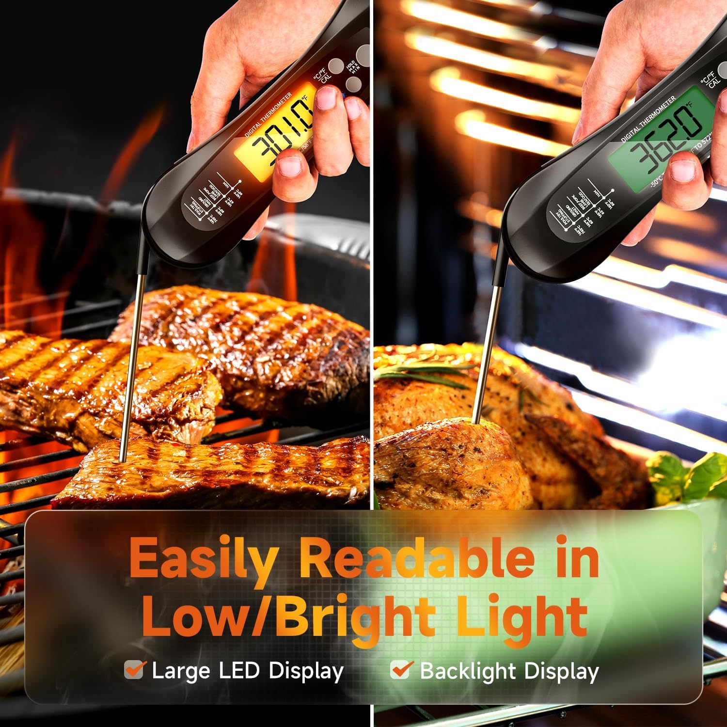 Digital Meat Thermometer Water - đánh giá và giá Commercial Kitchen Grill