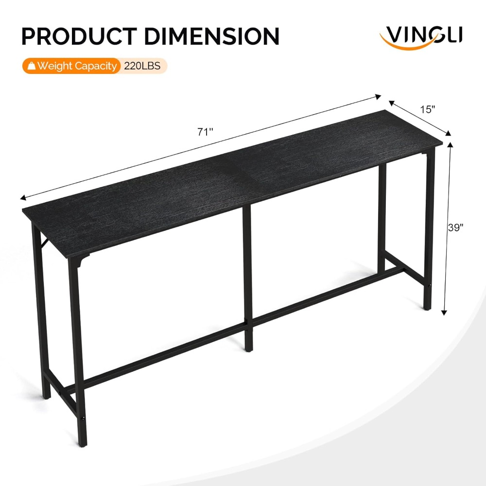 71 Inch High Top Bar Table, Wo - đánh giá và giá Commercial Kitchen Counter