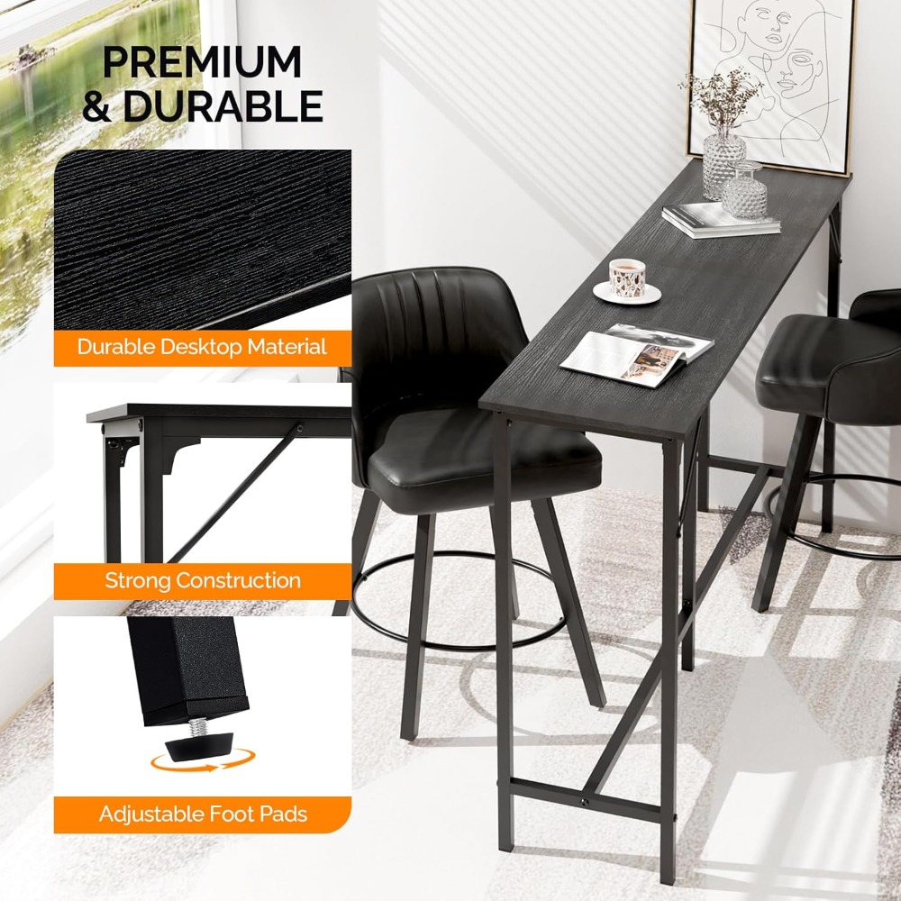 71 Inch High Top Bar Table, Wo - đánh giá và giá Commercial Kitchen Counter