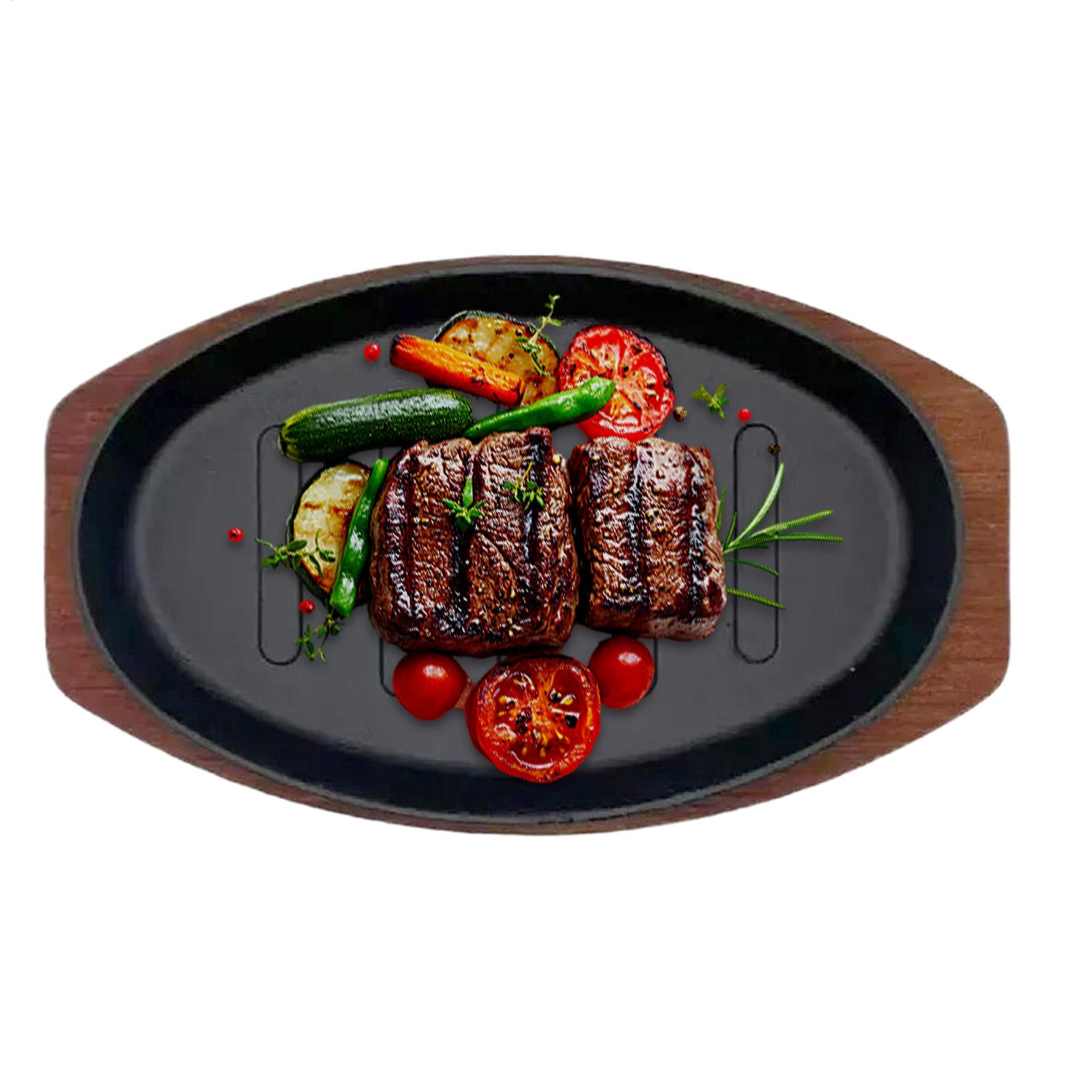 Cast Iron Oval  Shape Restaura - đánh giá và giá Teppanyaki Grill Table