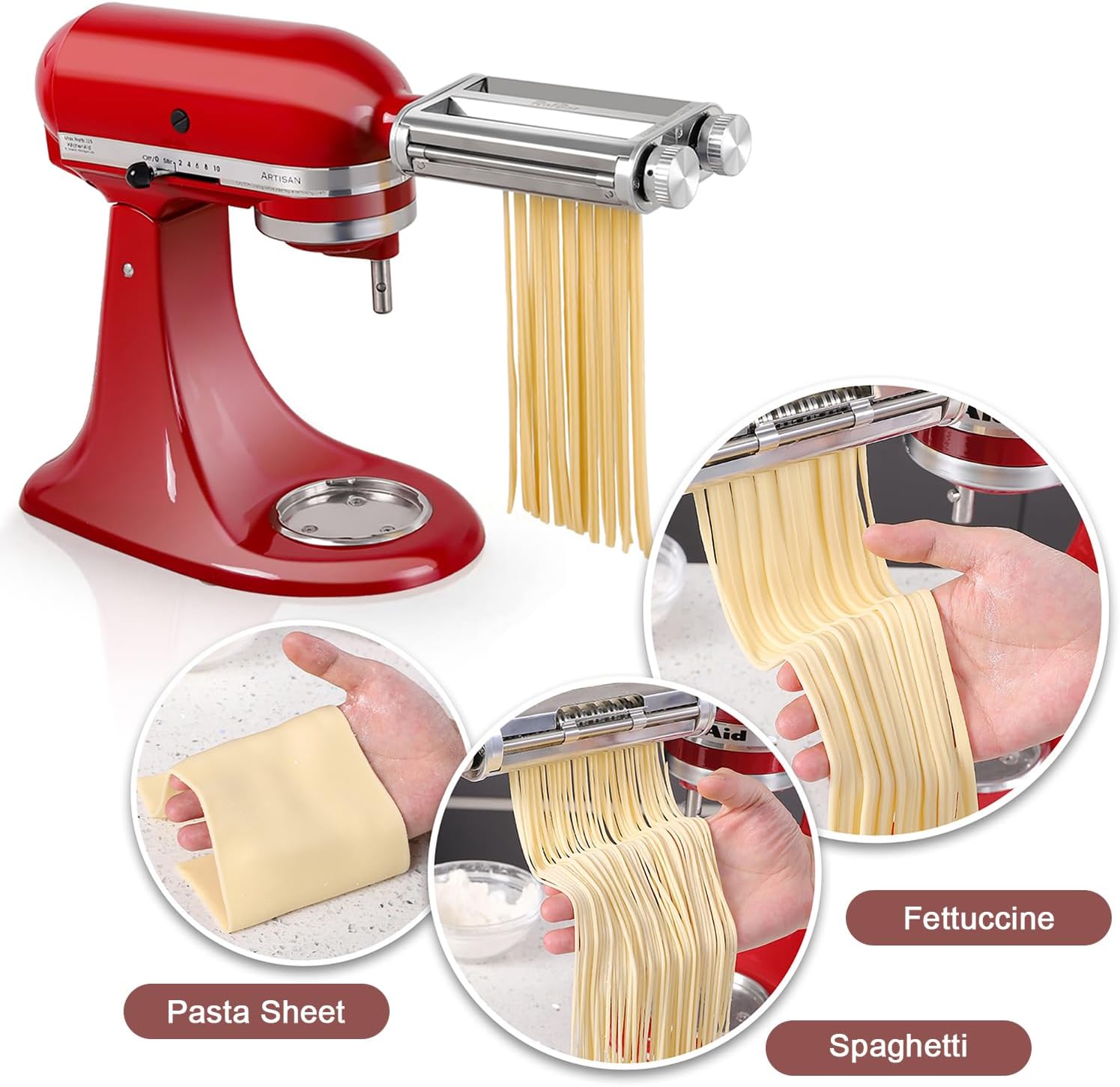 KitchenAid Mixer 3-in-1 Pasta  - đánh giá và giá Commercial Kitchenaid