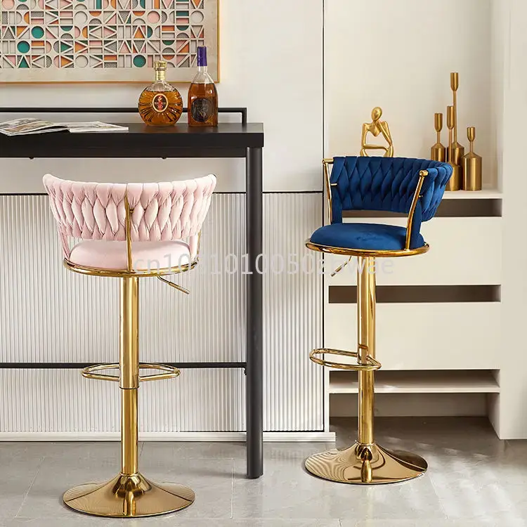 Modern Velvet Bar Stools Swive - đánh giá và giá Commercial Kitchen Counter