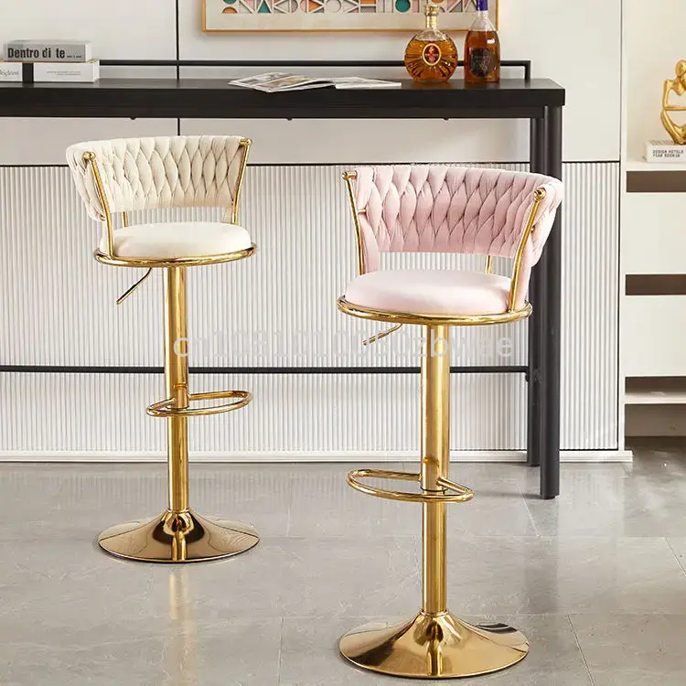 Modern Velvet Bar Stools Swive - đánh giá và giá Commercial Kitchen Counter