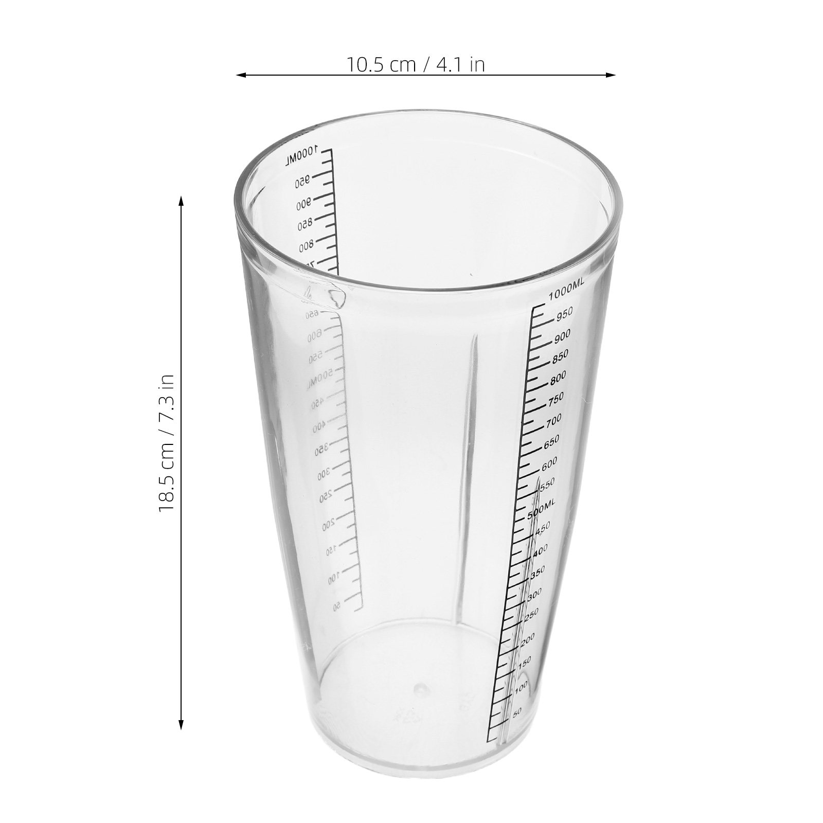Graduated Plastic Mixing Cup 1 - đánh giá và giá Bar Blender Mixing