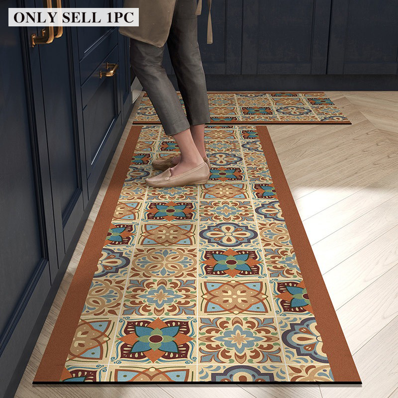 Kitchen Carpet Waterproof PVC  - đánh giá và giá Commercial Kitchen Tile Flooring