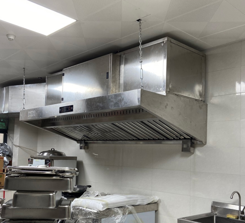 Kitchen Exhaust Hood with ESP  - đánh giá và giá Commercial Kitchen Exhaust Hood