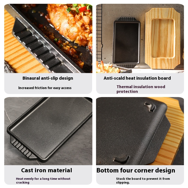 Cast Iron Teppanyaki Grill Pla - đánh giá và giá Commercial Kitchen Grill