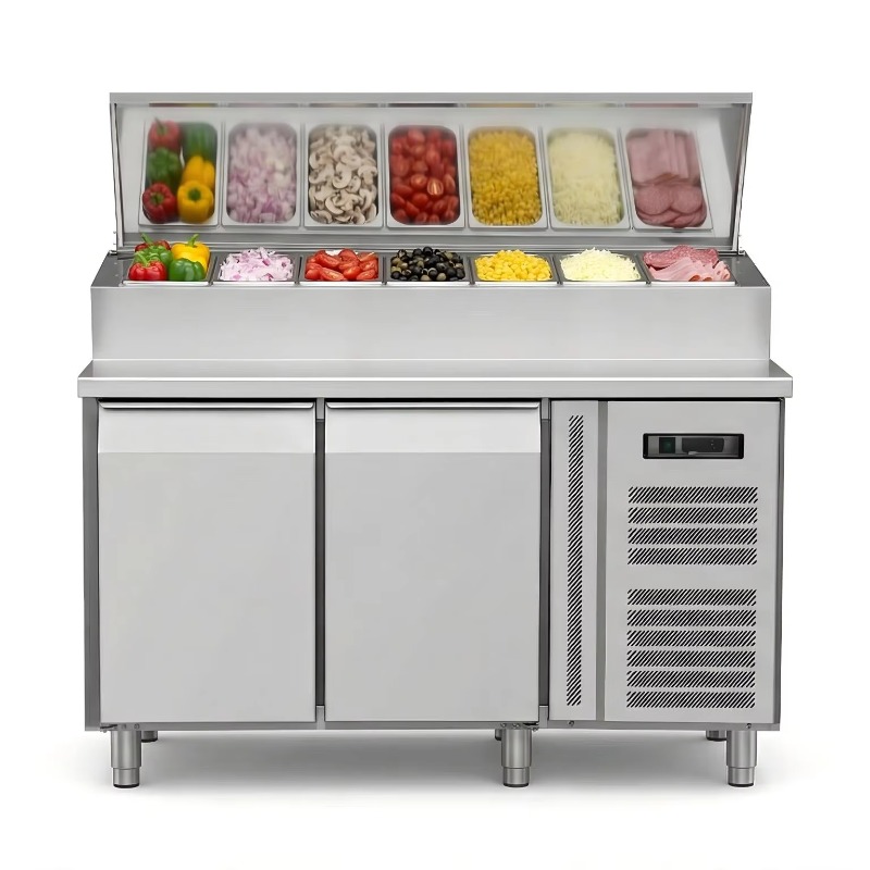 OEM Counter Fridge Sandwich Pr - đánh giá và giá Commercial Kitchen Counter