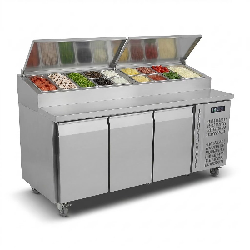 OEM Counter Fridge Sandwich Pr - đánh giá và giá Commercial Kitchen Counter