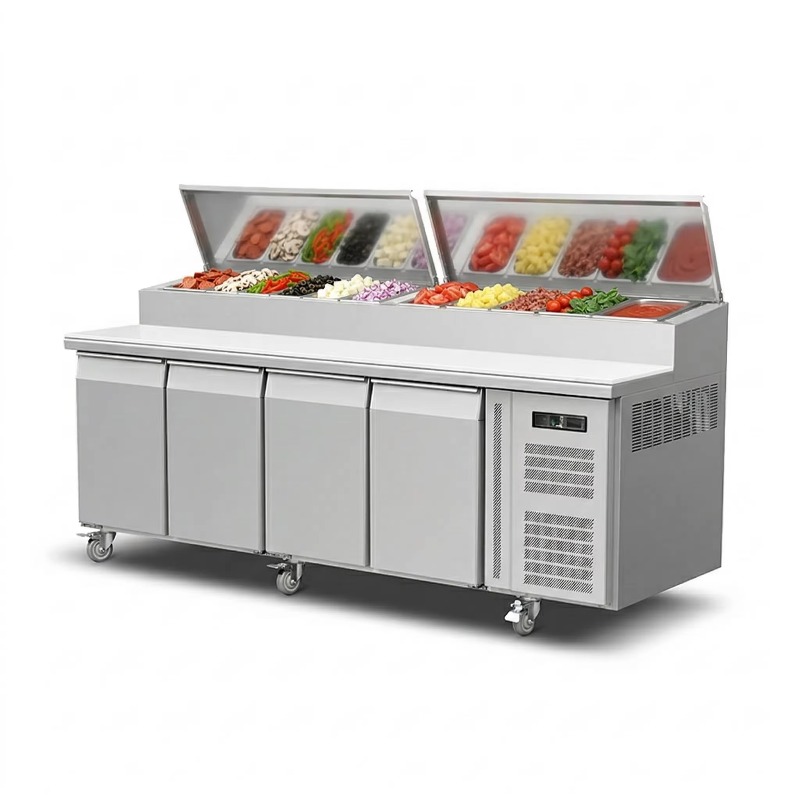 OEM Counter Fridge Sandwich Pr - đánh giá và giá Commercial Kitchen Counter
