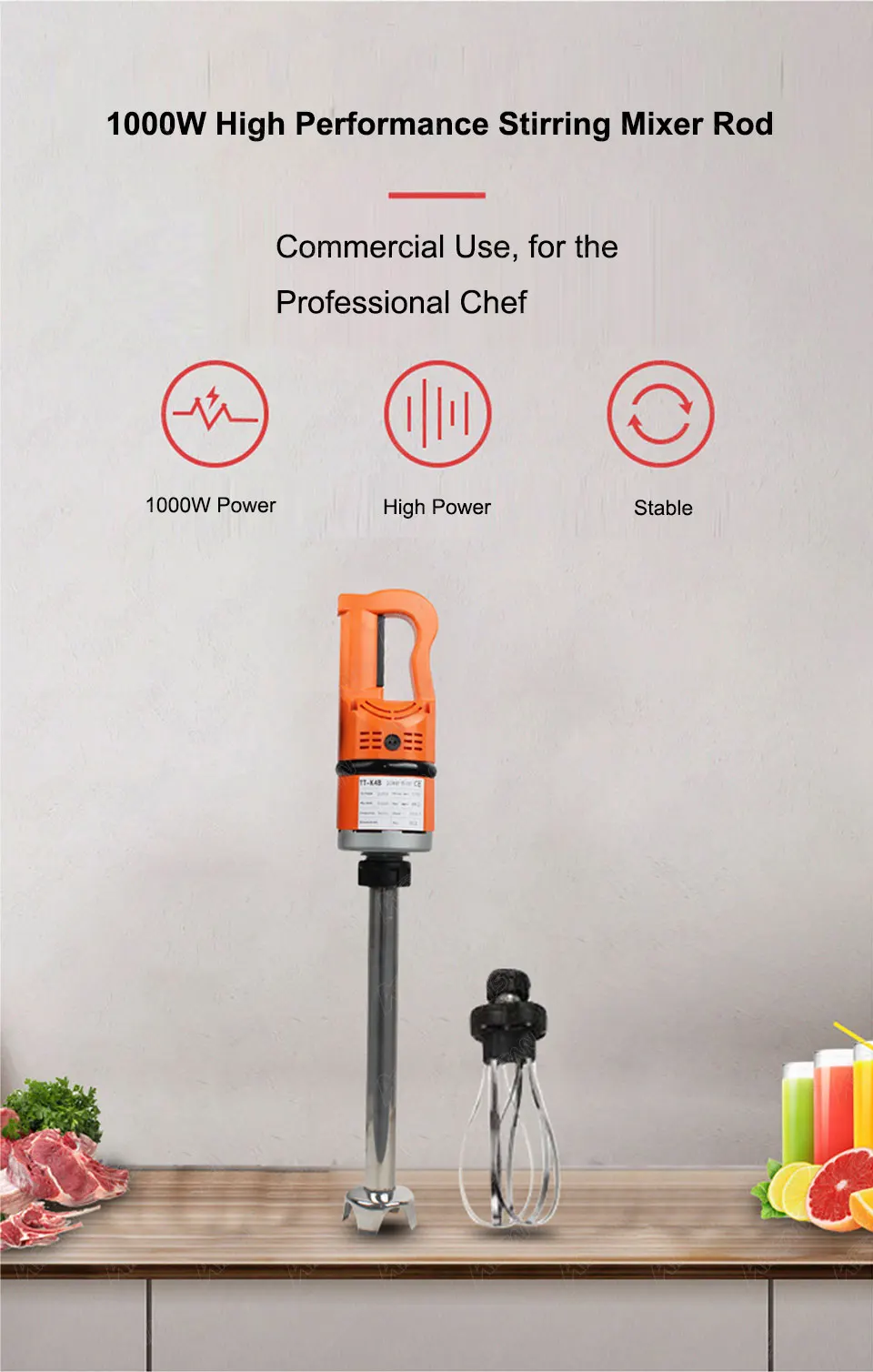 K4B-530 Electric Hand Blender  - đánh giá và giá Bar Blender Mixing