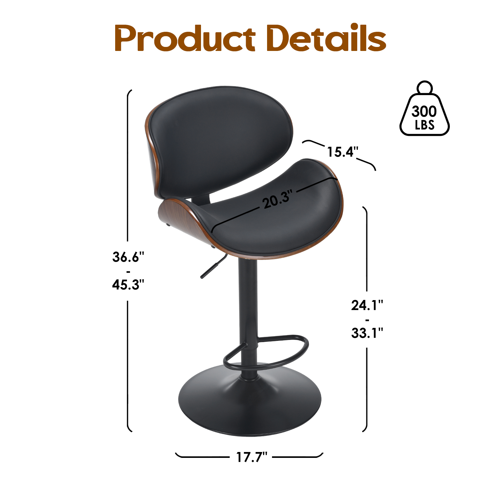 Farini Set of 2 Swivel Bar Sto - đánh giá và giá Commercial Kitchen Counter