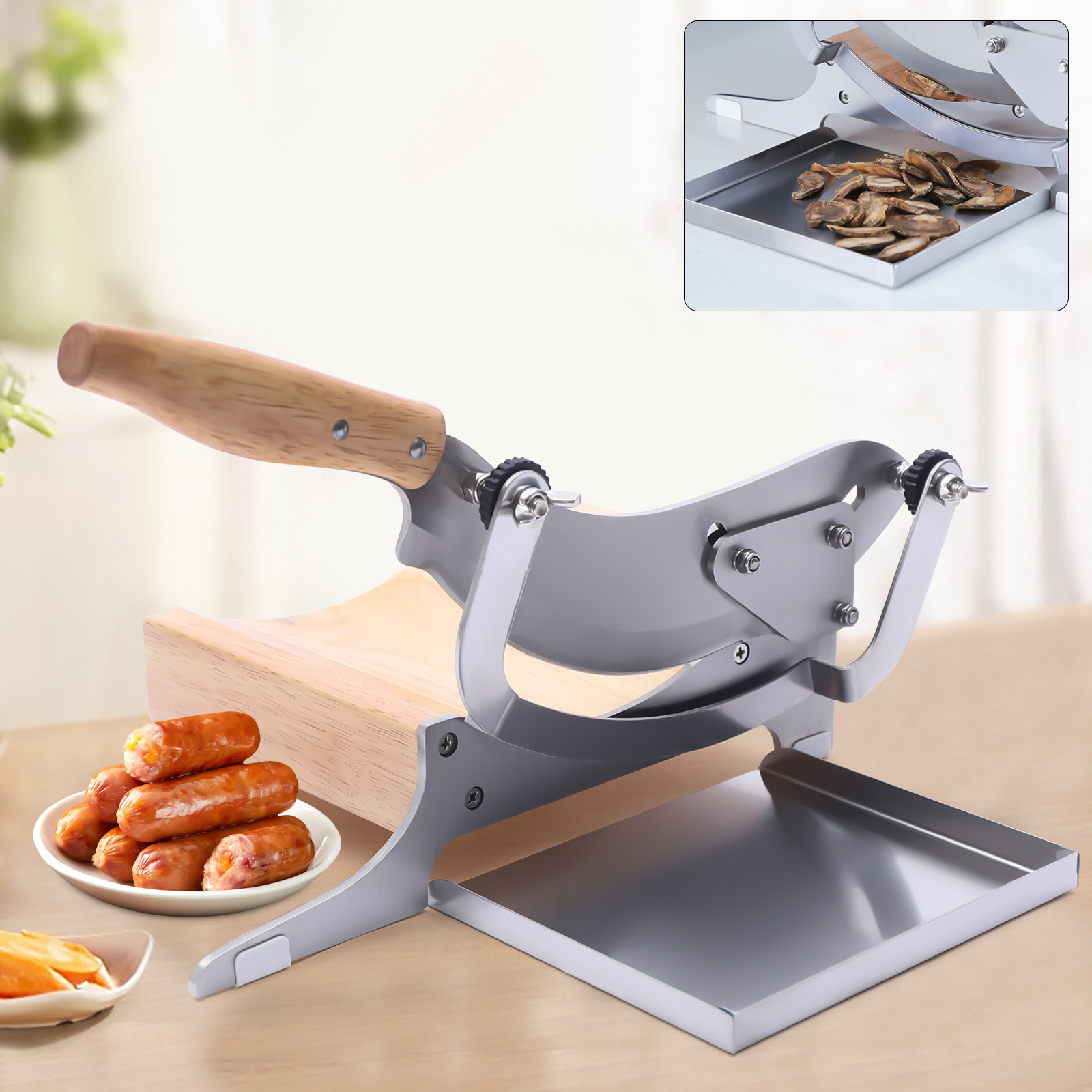 Stainless Steel Manual Meat &  - đánh giá và giá Meat Slicer Machine