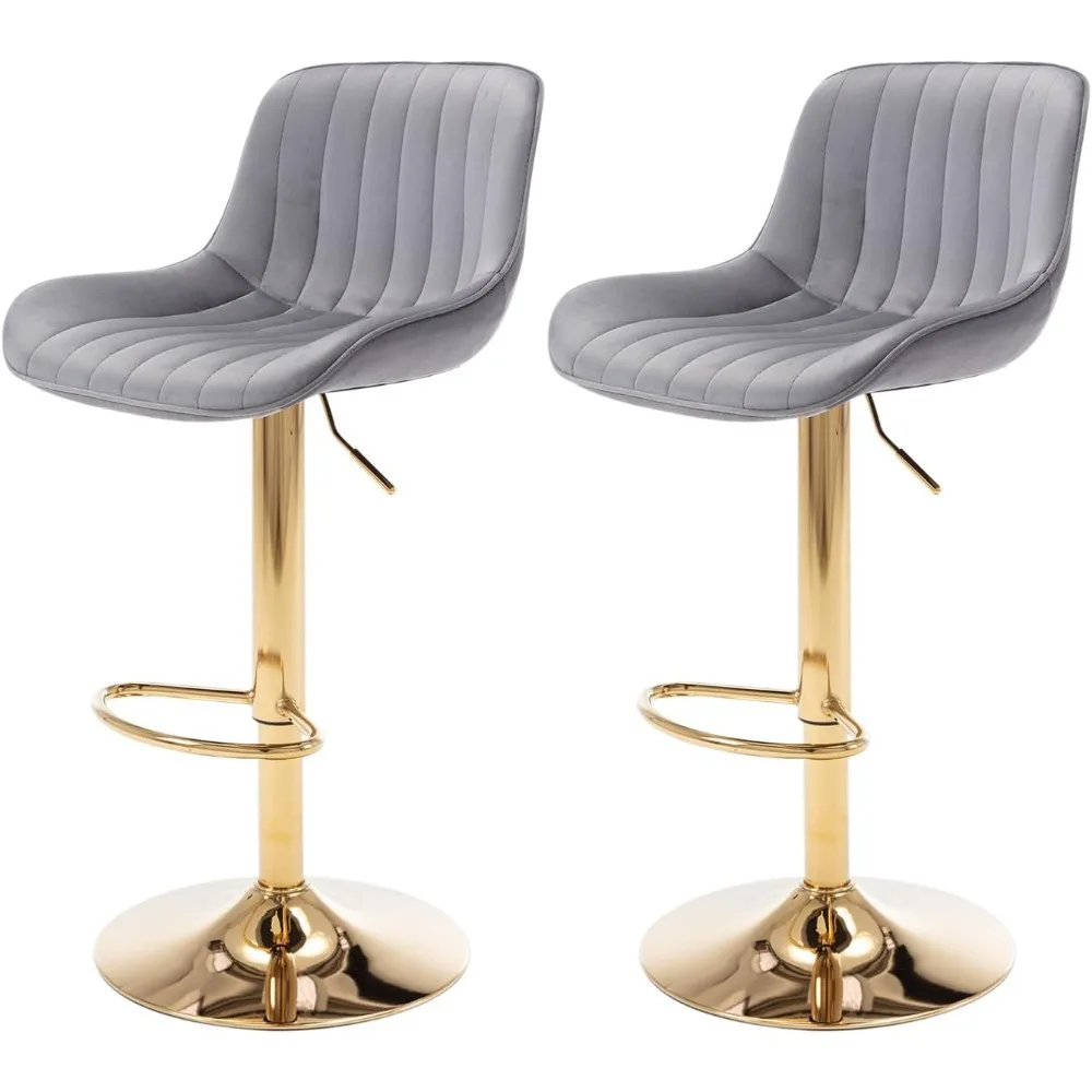 Modern Gold Velvet Bar Stools  - đánh giá và giá Commercial Kitchen Counter