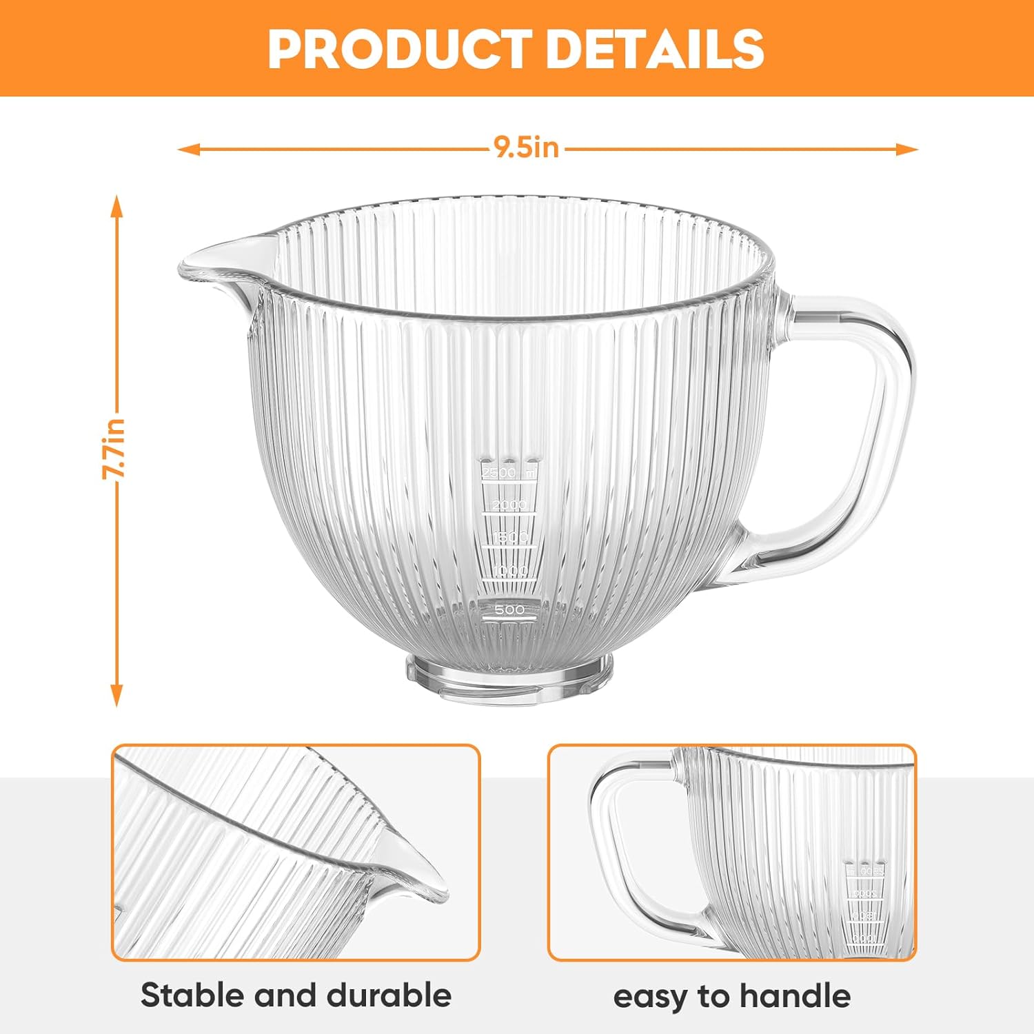 GVODE Glass Bowl for Kitchenai - đánh giá và giá Commercial Kitchenaid