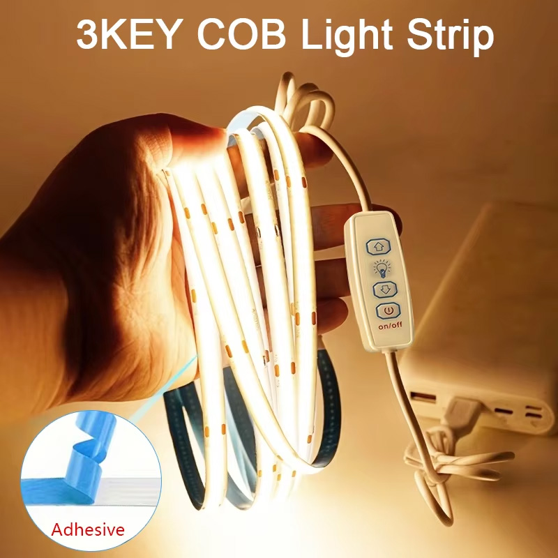 USB 5V COB Led Strip Dimmable  - đánh giá và giá Commercial Kitchen Cabinet