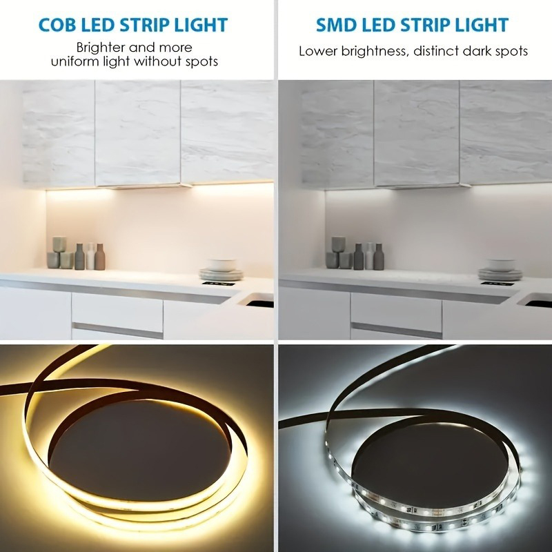USB 5V COB Led Strip Dimmable  - đánh giá và giá Commercial Kitchen Cabinet