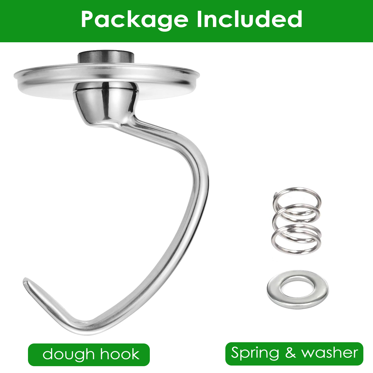 Stainless Steel Dough Hook Wit - đánh giá và giá Commercial Kitchenaid
