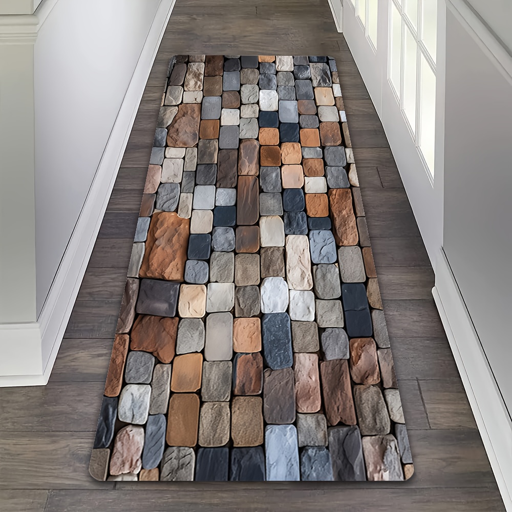 Mixed Color Cobblestone Hallwa - đánh giá và giá Commercial Kitchen Tile Flooring