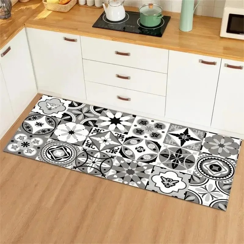 Blue Yellow Vintage Tile Colla - đánh giá và giá Commercial Kitchen Tile Flooring