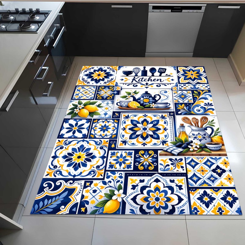 Mediterranean Mosaic Tile Kitc - đánh giá và giá Commercial Kitchen Tile Flooring