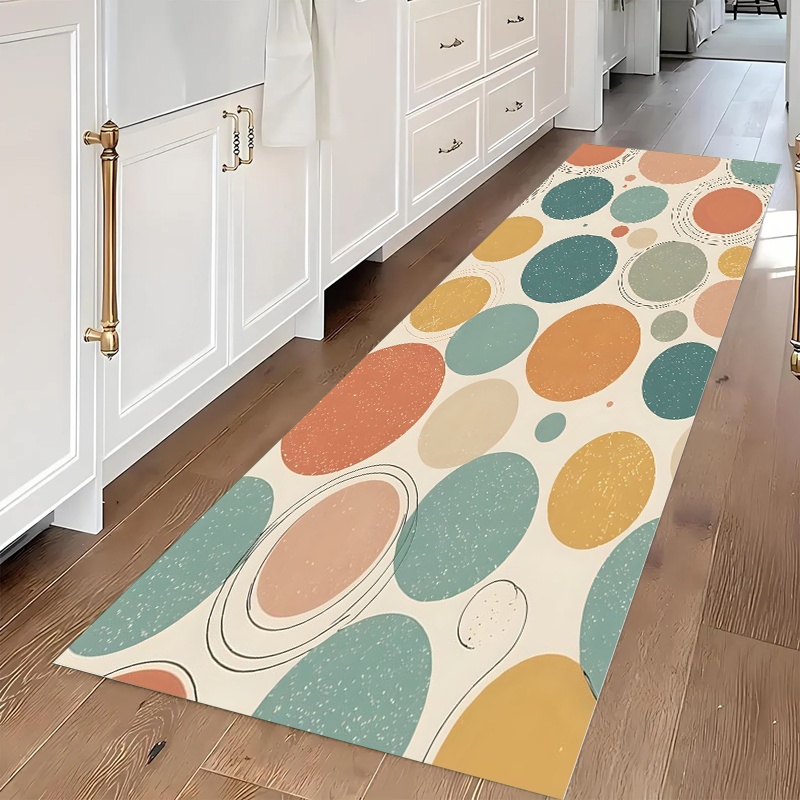 Geometric Tile Runner Rug Anti - đánh giá và giá Commercial Kitchen Tile Flooring