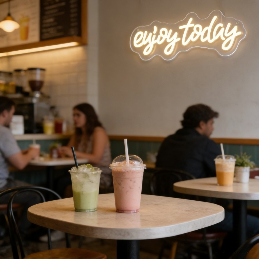 Enjoy Today Neon Sign LED Ligh - đánh giá và giá Commercial Kitchen Quotes