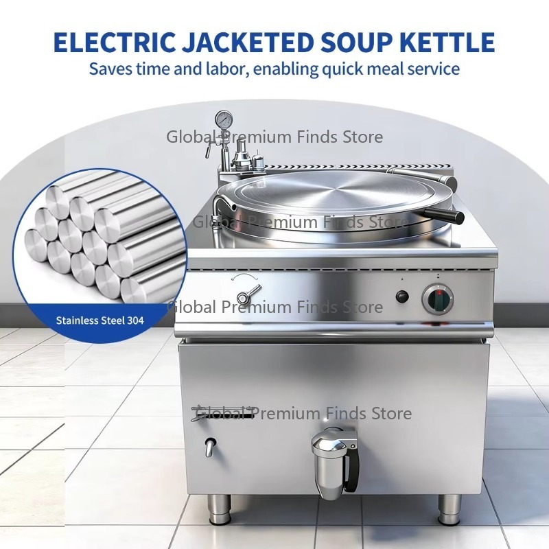 Commercial G-as Soup Pot Jacke - đánh giá và giá Commercial Kitchen Kettle