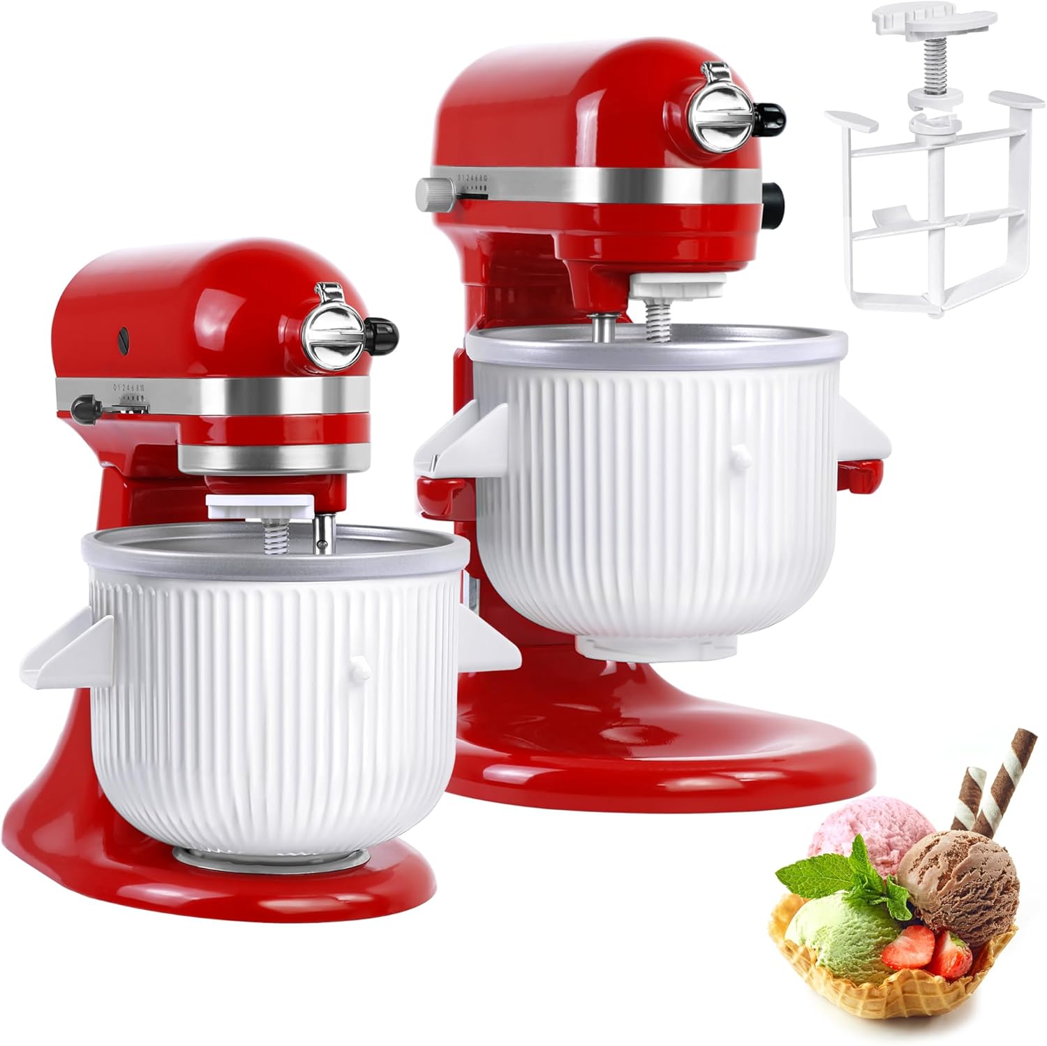 Ice Cream Maker Attachment for - đánh giá và giá Commercial Kitchenaid