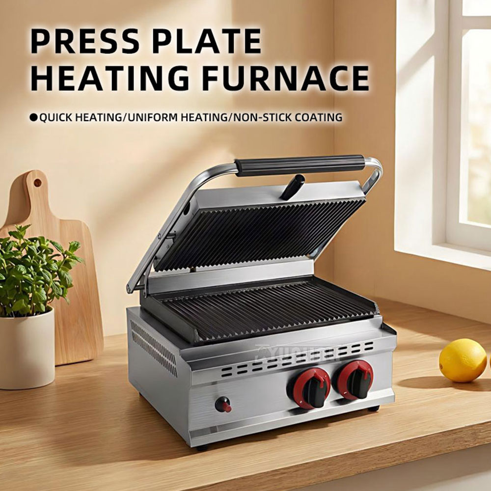 GH-812 Gas Pressure Plate Gril - đánh giá và giá Commercial Kitchen Grill